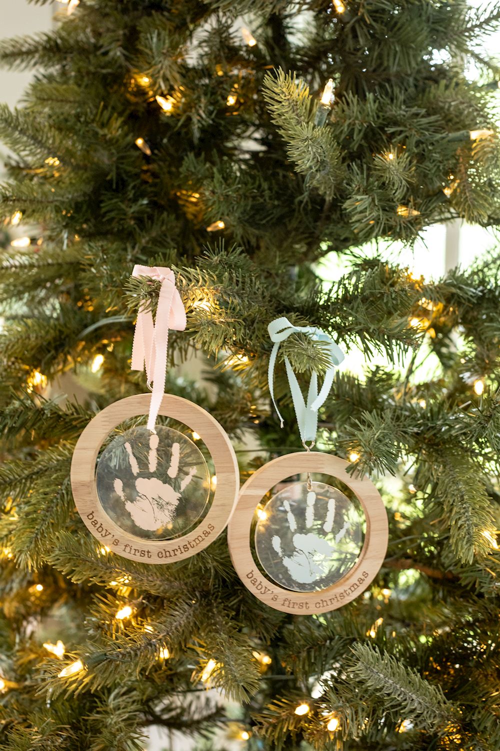 My First Christmas- Handprint Ornament (NO YEAR)