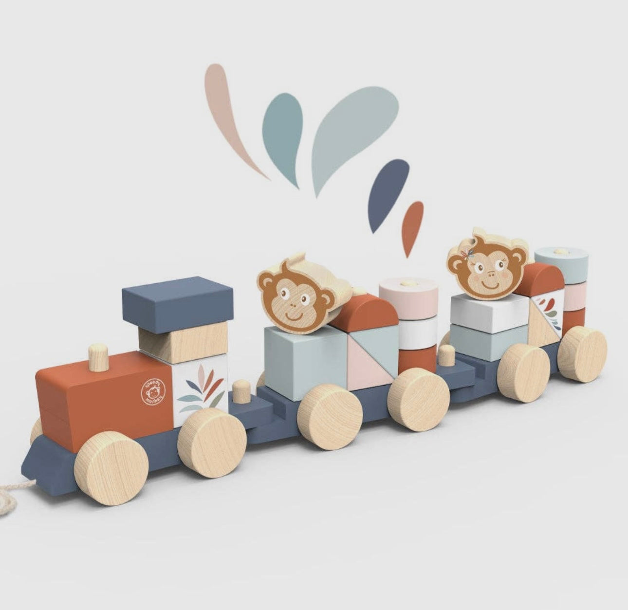 Wooden Stacking Train