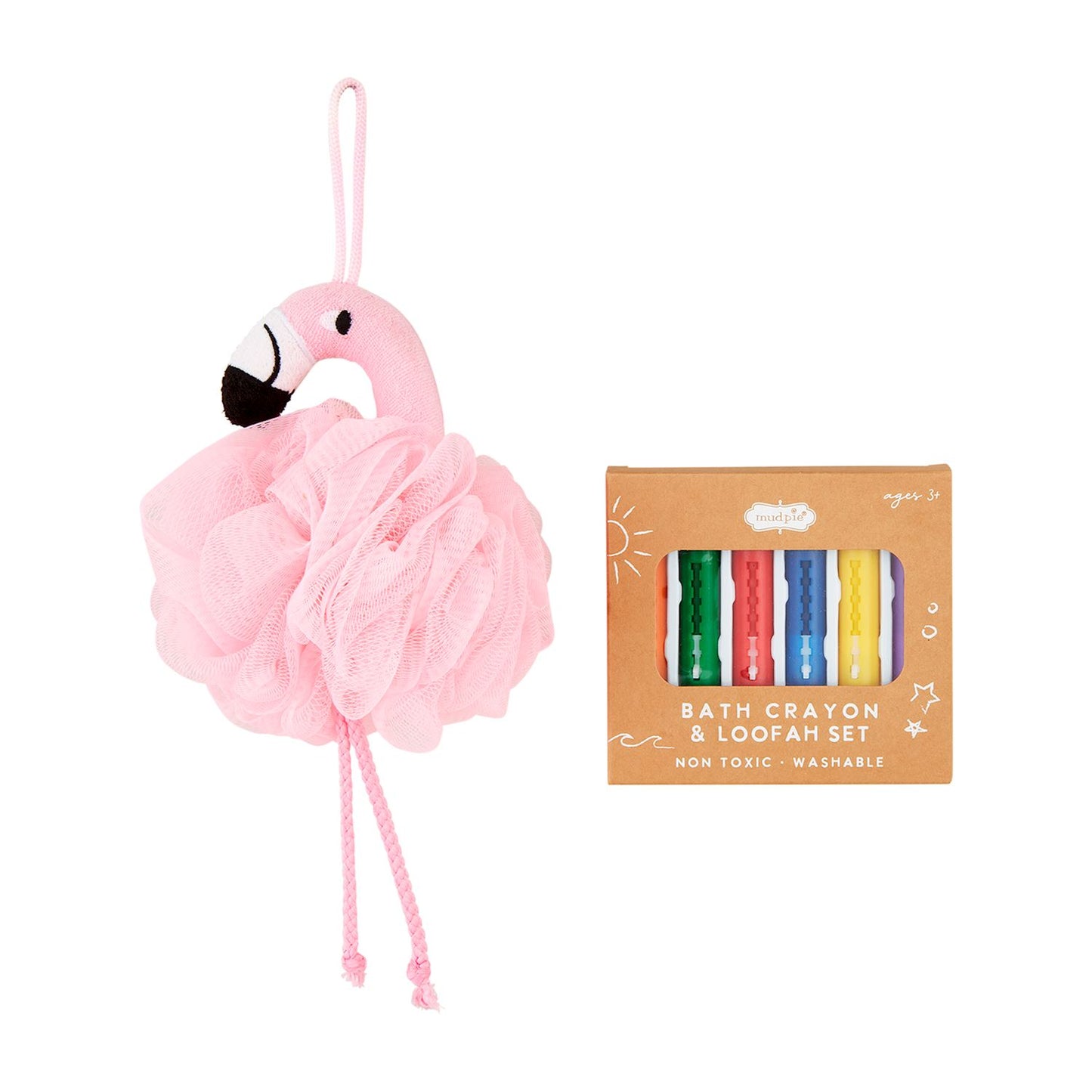 Loofah & Bath Crayon Set