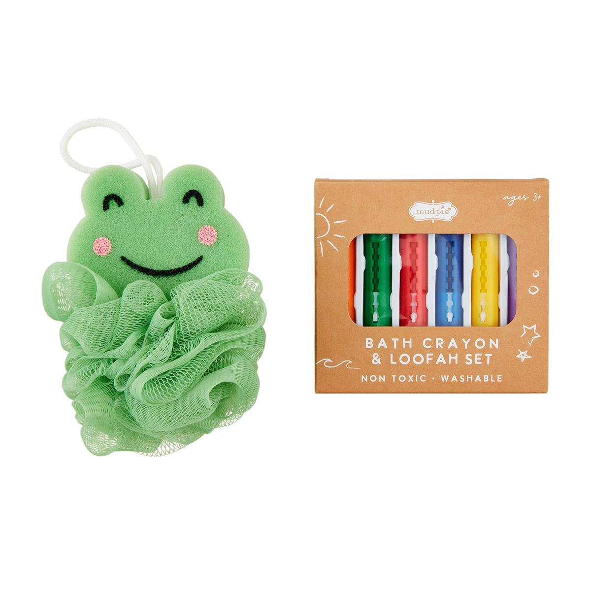 Loofah & Bath Crayon Set