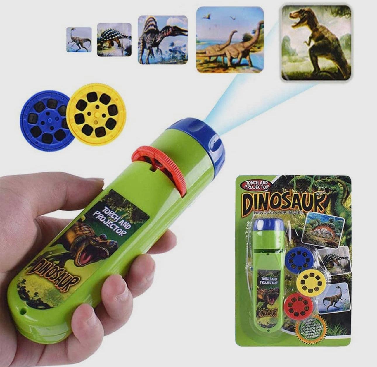 Dino Flashlight Projector(BLUE)