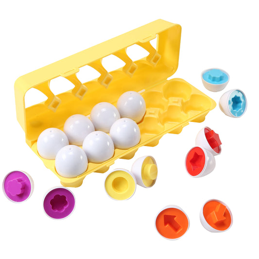 Match & Play- Shapes Eggs