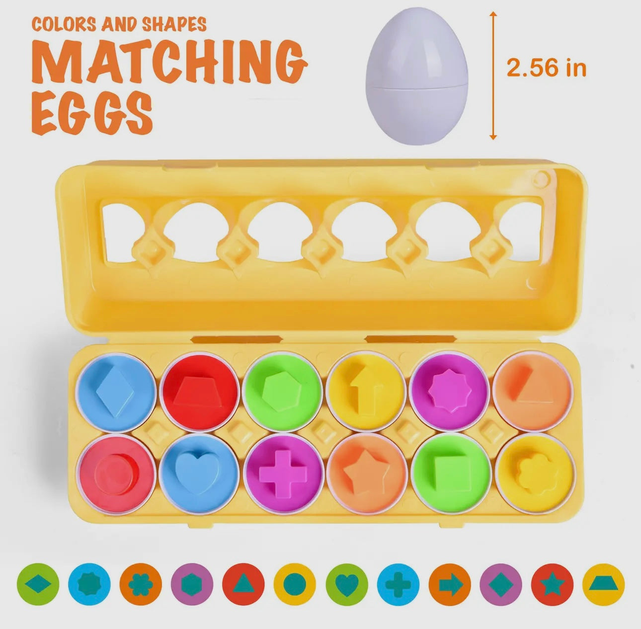 Matching Color & Shape Eggs