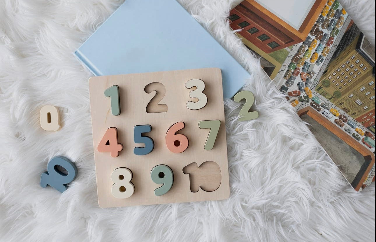 Wooden Number Puzzle