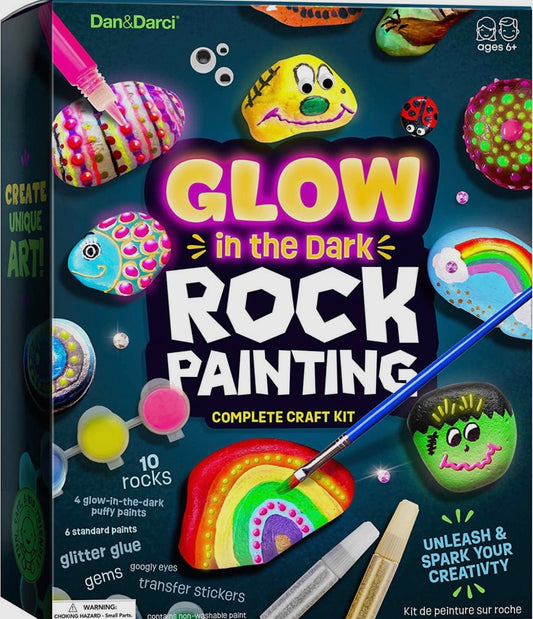 Glow in the Dark Rock Painting Kit