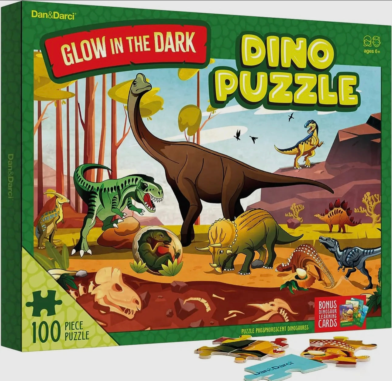 Glow in the Dark Dino Puzzle