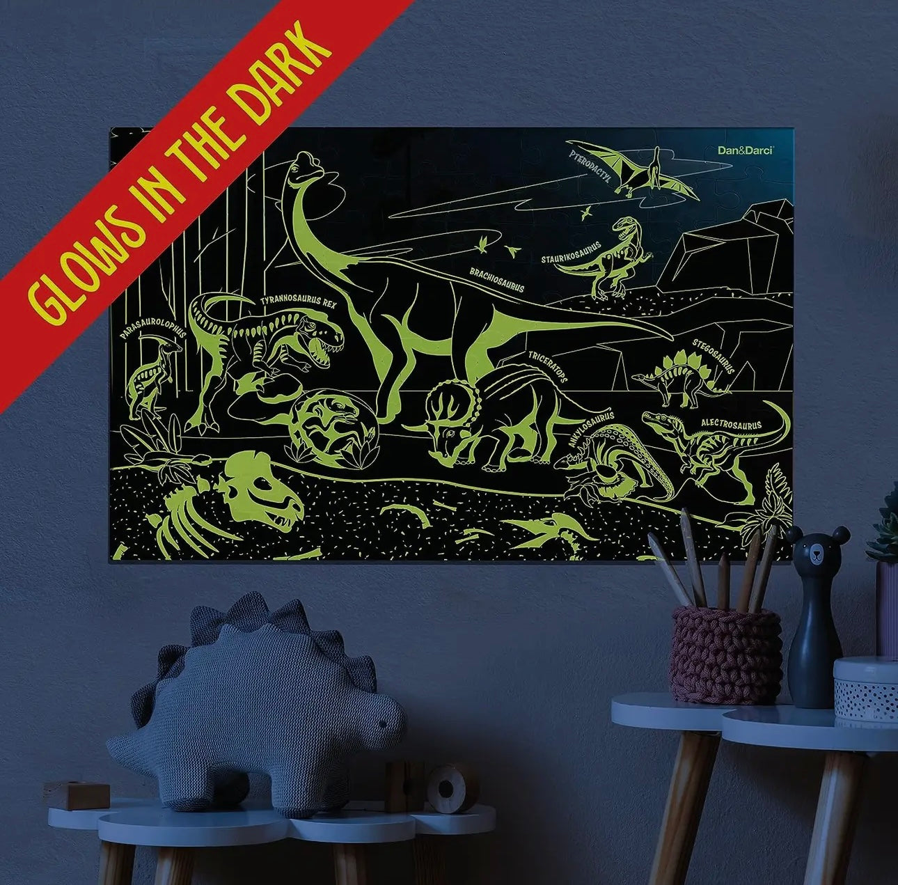 Glow in the Dark Dino Puzzle