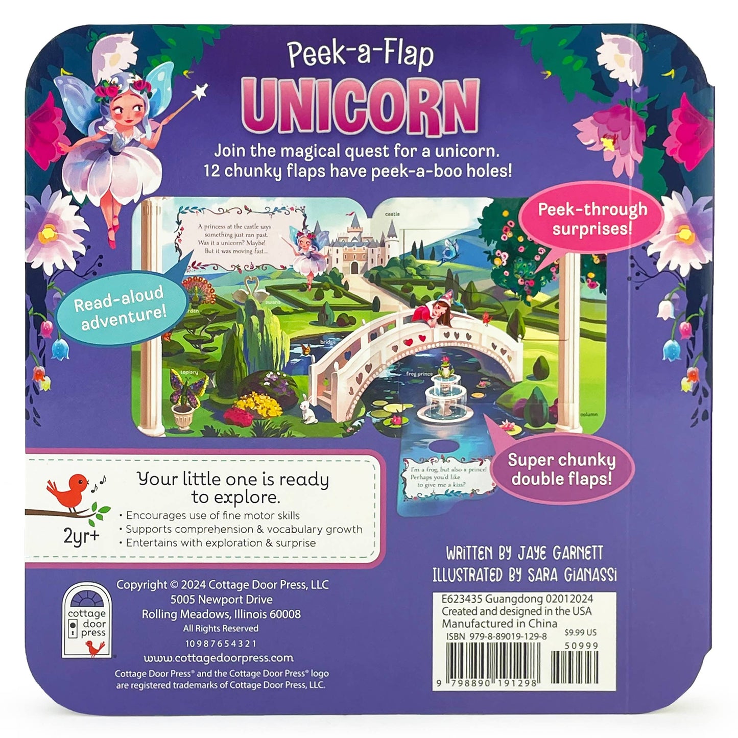 Unicorn Peek-a-Flap